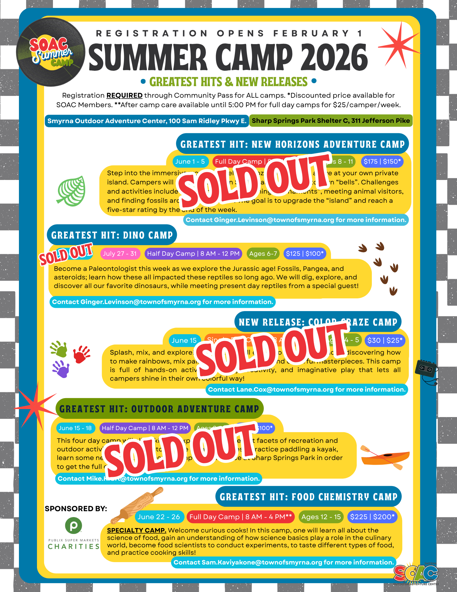 summer camp offerings june